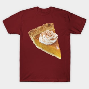 Pumpkin Pie with Whipped Cream and Nutmeg T-Shirt